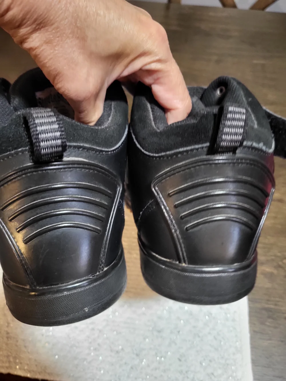 Men's High Top Street & Steel Motorcycle Shoes - Size 10